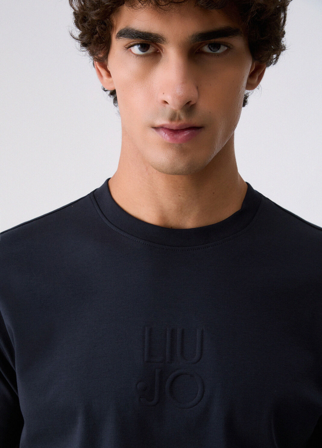 T-shirt aus Jersey interlock Dunkelblau Liu Jo - large image number 4