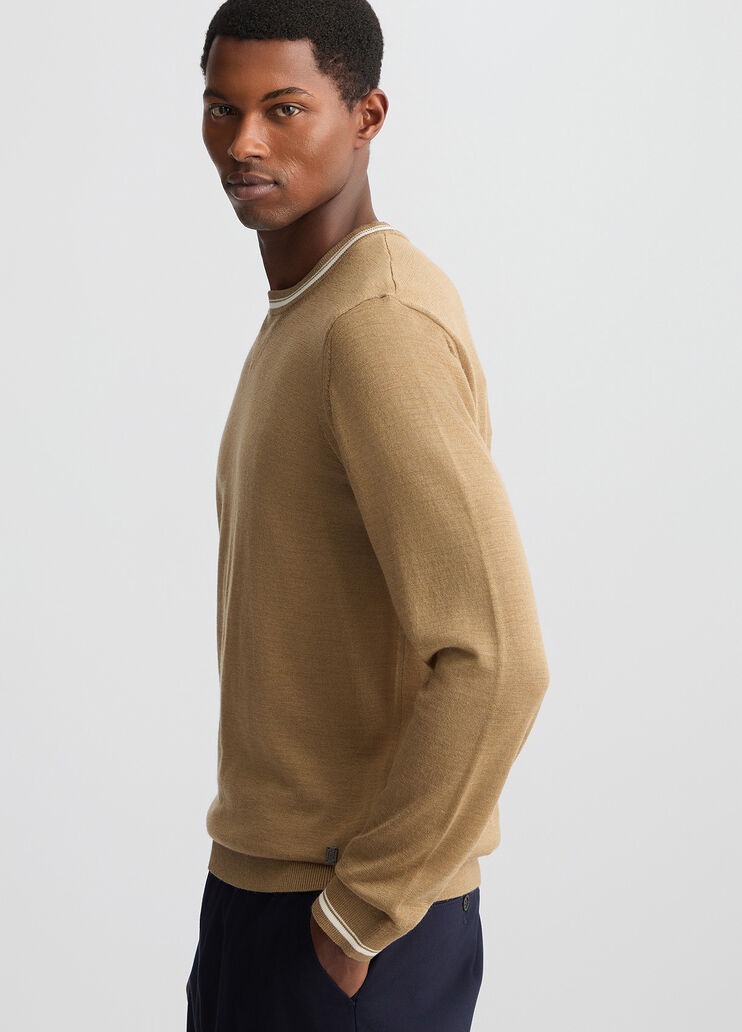 Wool blend pullover beige Liu Jo - large image number 3 Wool blend pullover beige Liu Jo - large image number 3