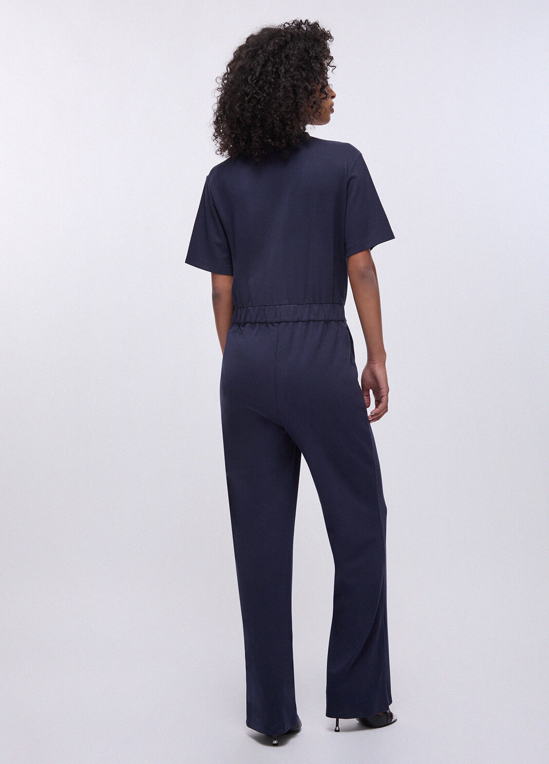 Tuta in punto milano blu scuro Liu Jo - large image number 1