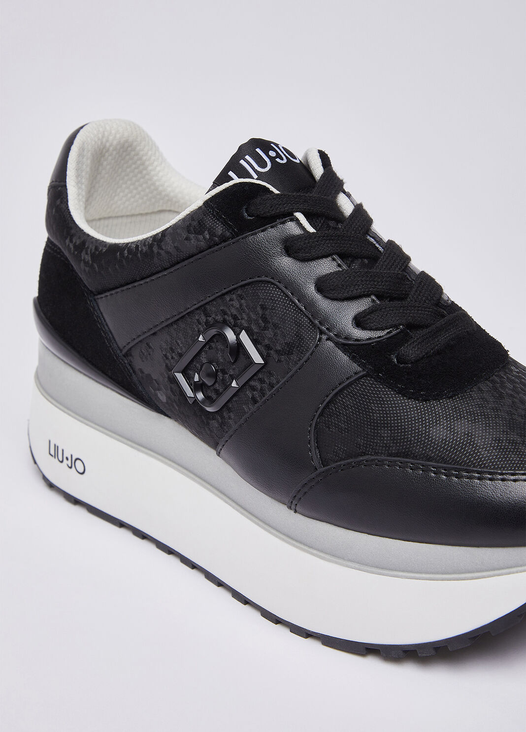 Sneakers super platform python-effect black Liu Jo - large image number 5