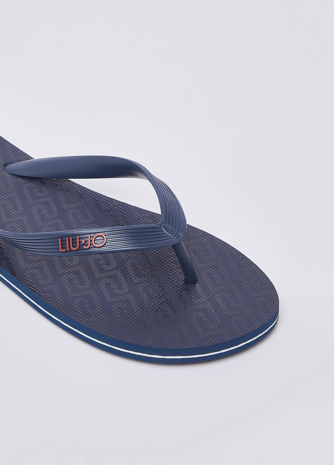 Beach thong sandals dark blue Liu Jo - large image number 5