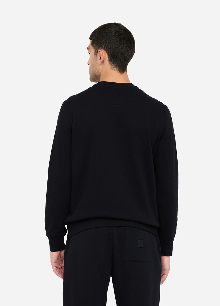 Sweat-shirt avec logo noir Liu Jo - large image number 1