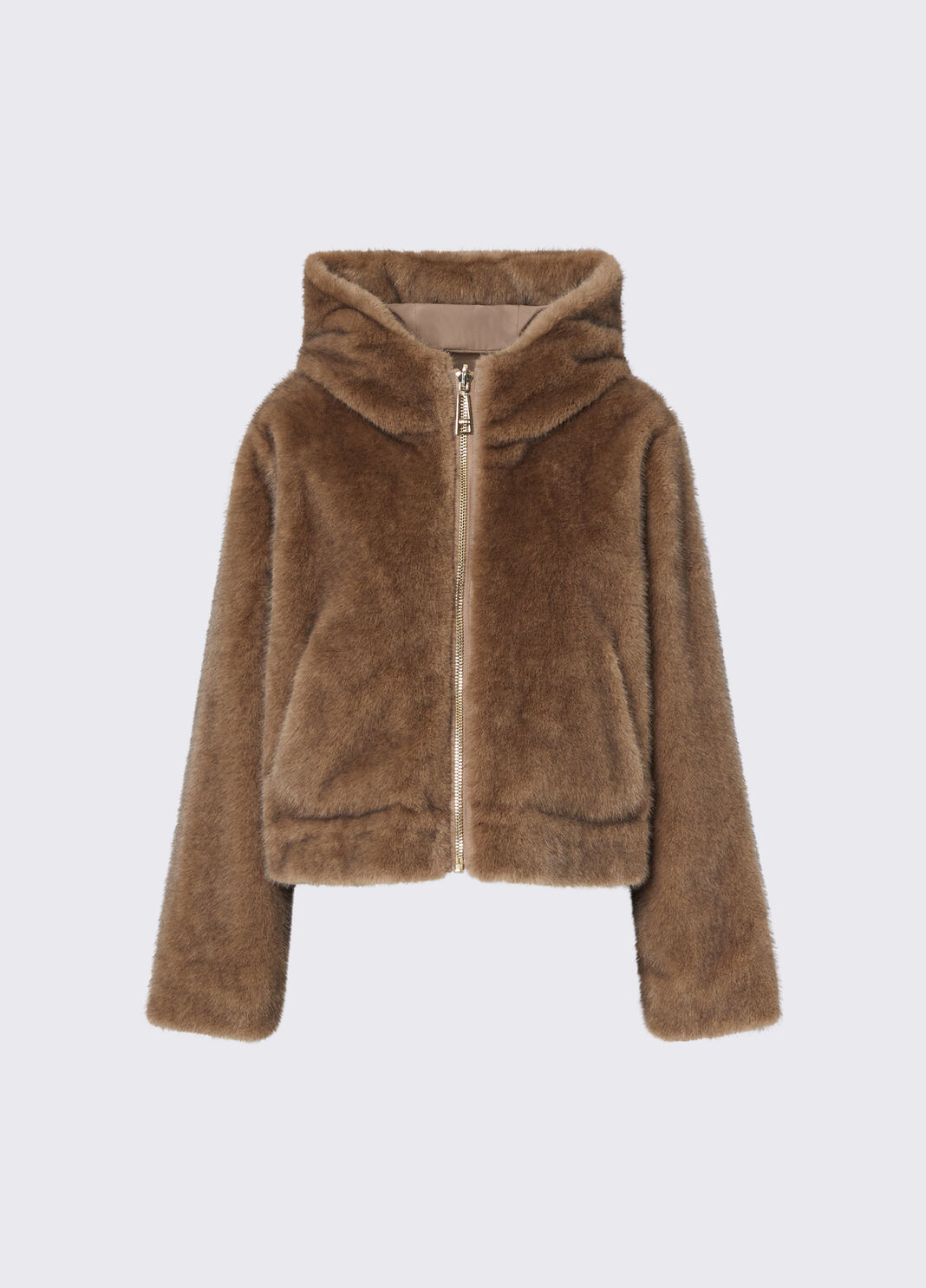 Wendbare Teddyjacke beige Liu Jo - large image number 6