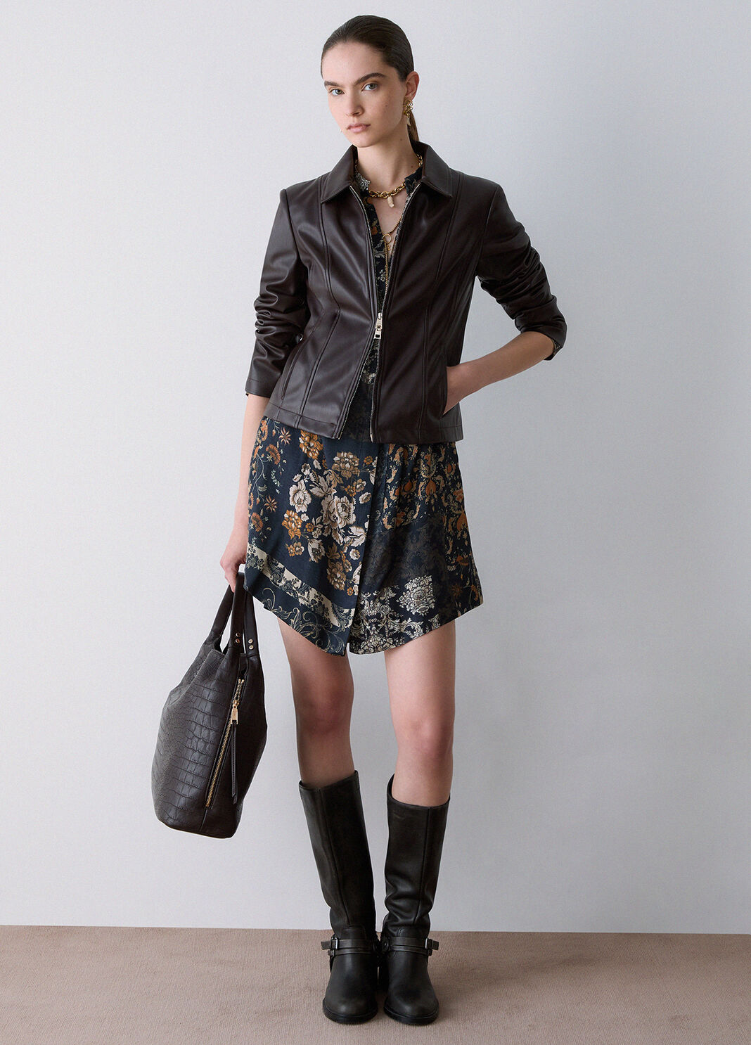 Jacket with Belt mocha Liu Jo - large image number 3