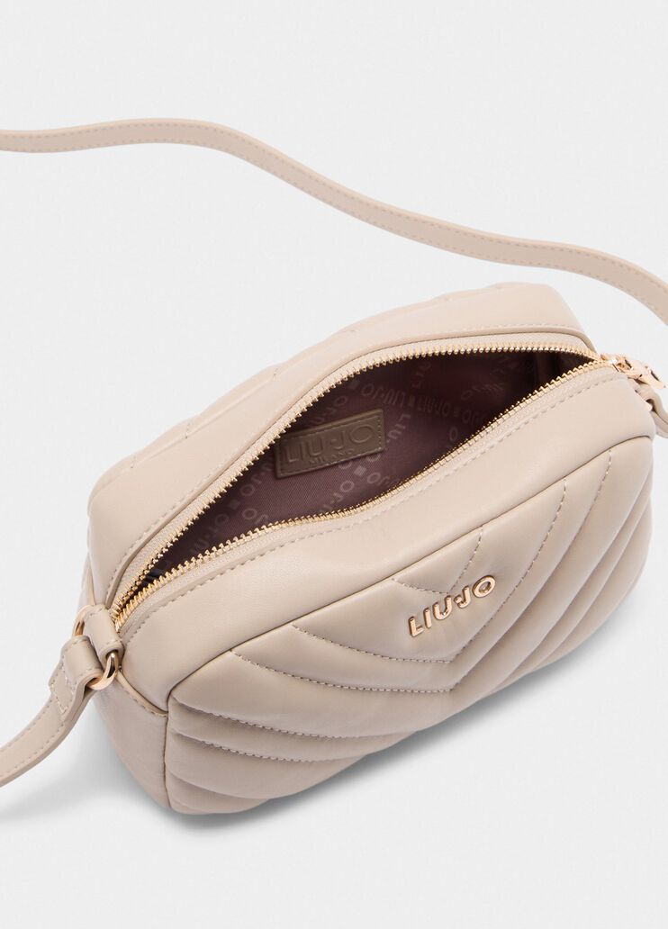 Small quilted crossbody bag beige Liu Jo - large image number 6