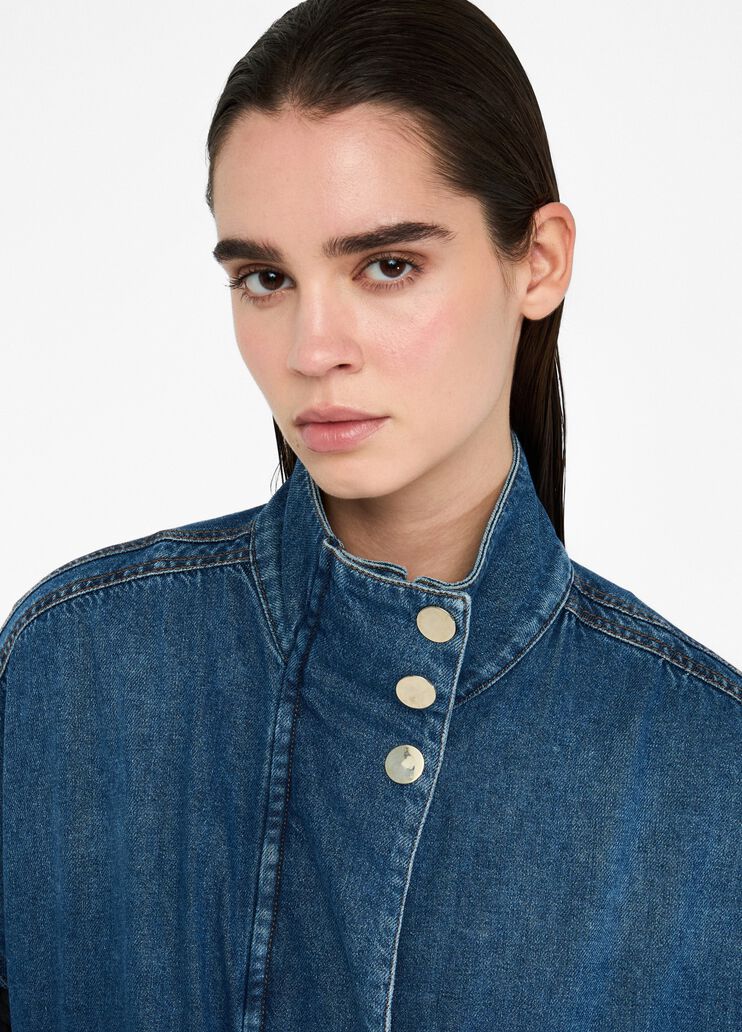 Veste en denim denim bleu foncé Liu Jo - large image number 2