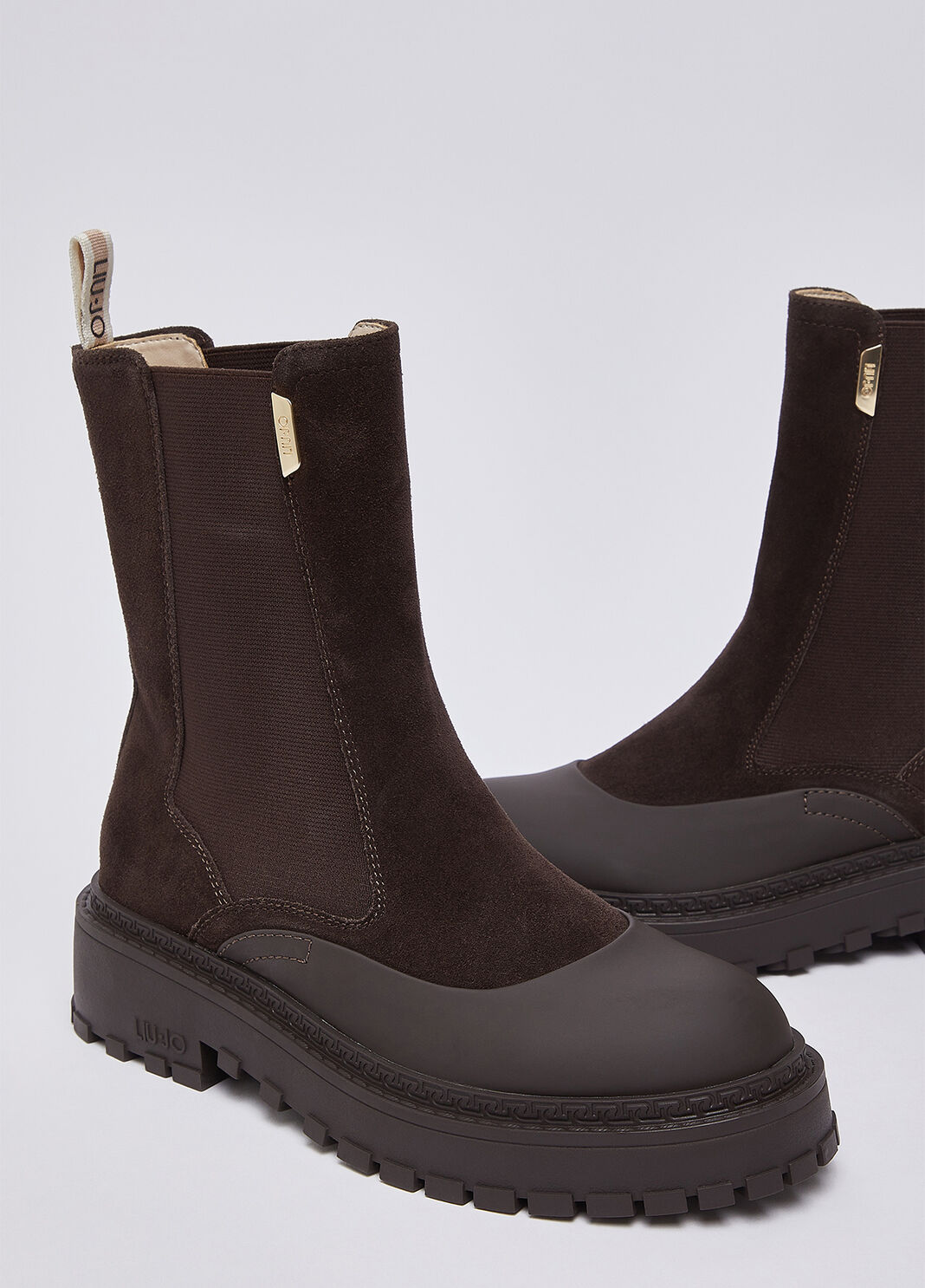 Stiefel beatles aus Veloursleder Mokka Liu Jo - large image number 6