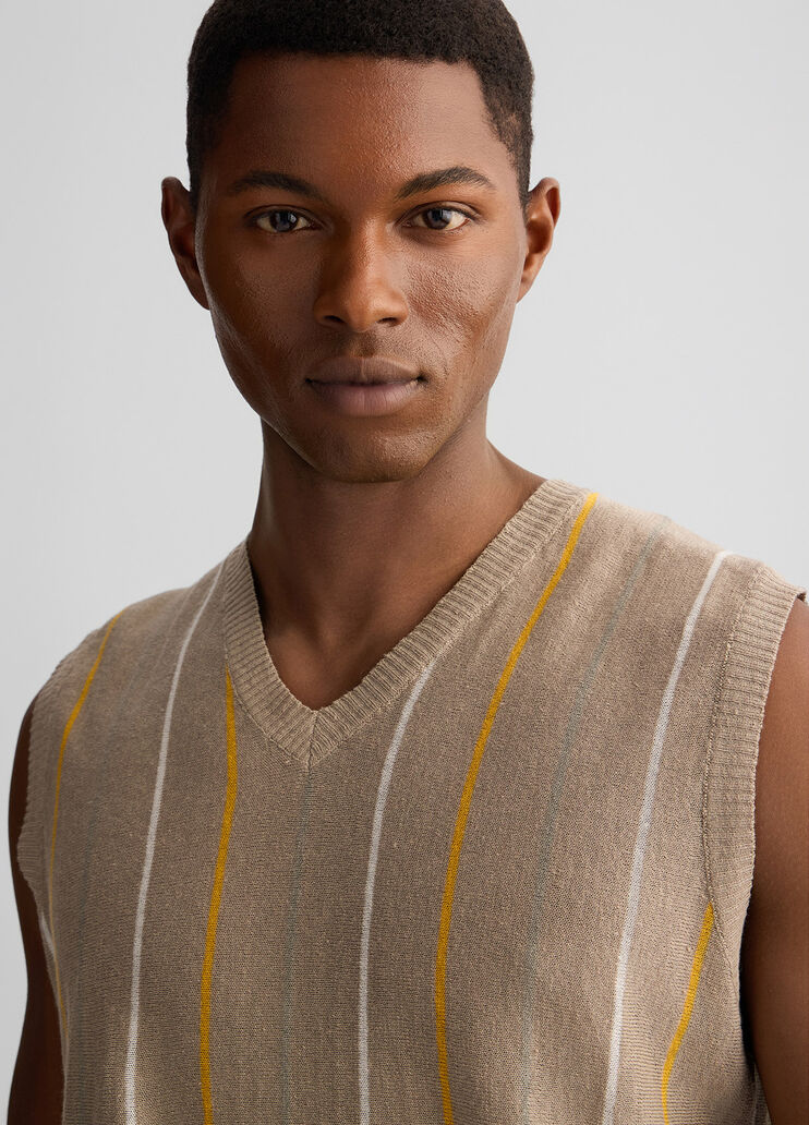 Linen and cotton vest Beige Liu Jo - medium Linen and cotton vest Beige Liu Jo - medium