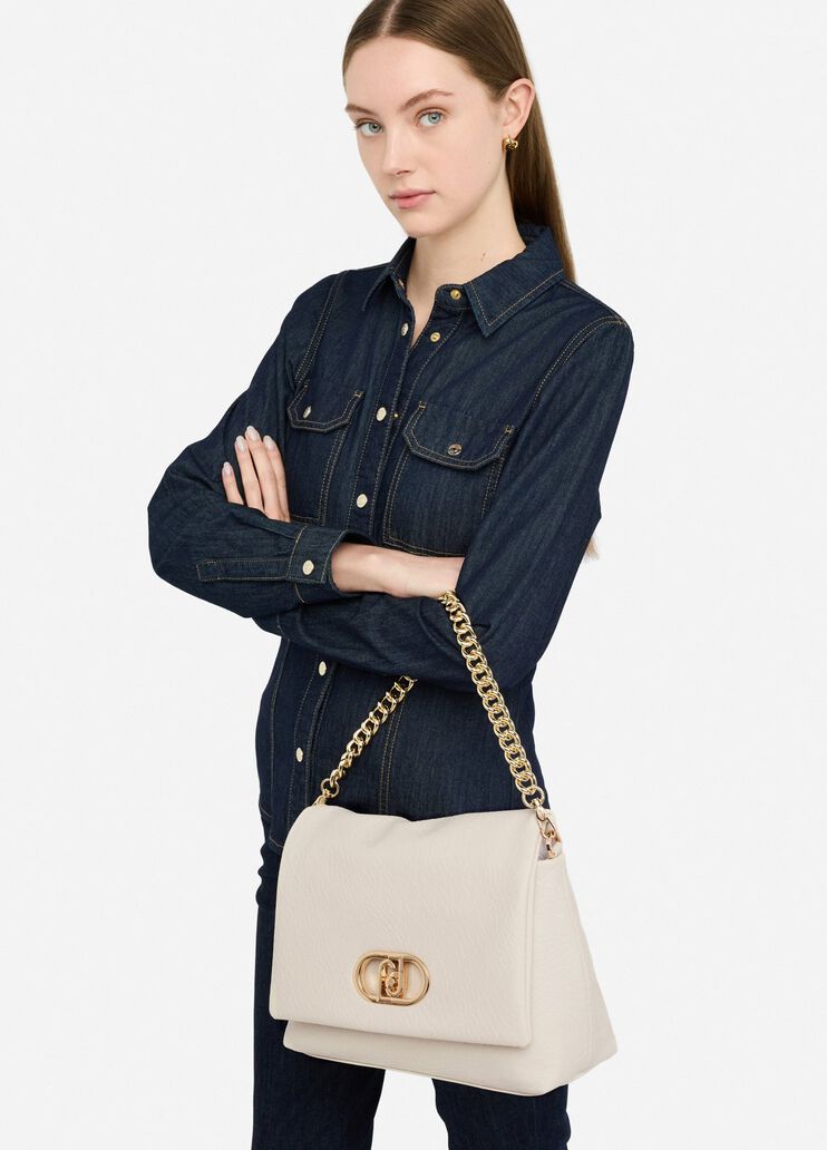 Große Tasche LaPuffy  Weiß Liu Jo - medium Große Tasche LaPuffy  Weiß Liu Jo - medium