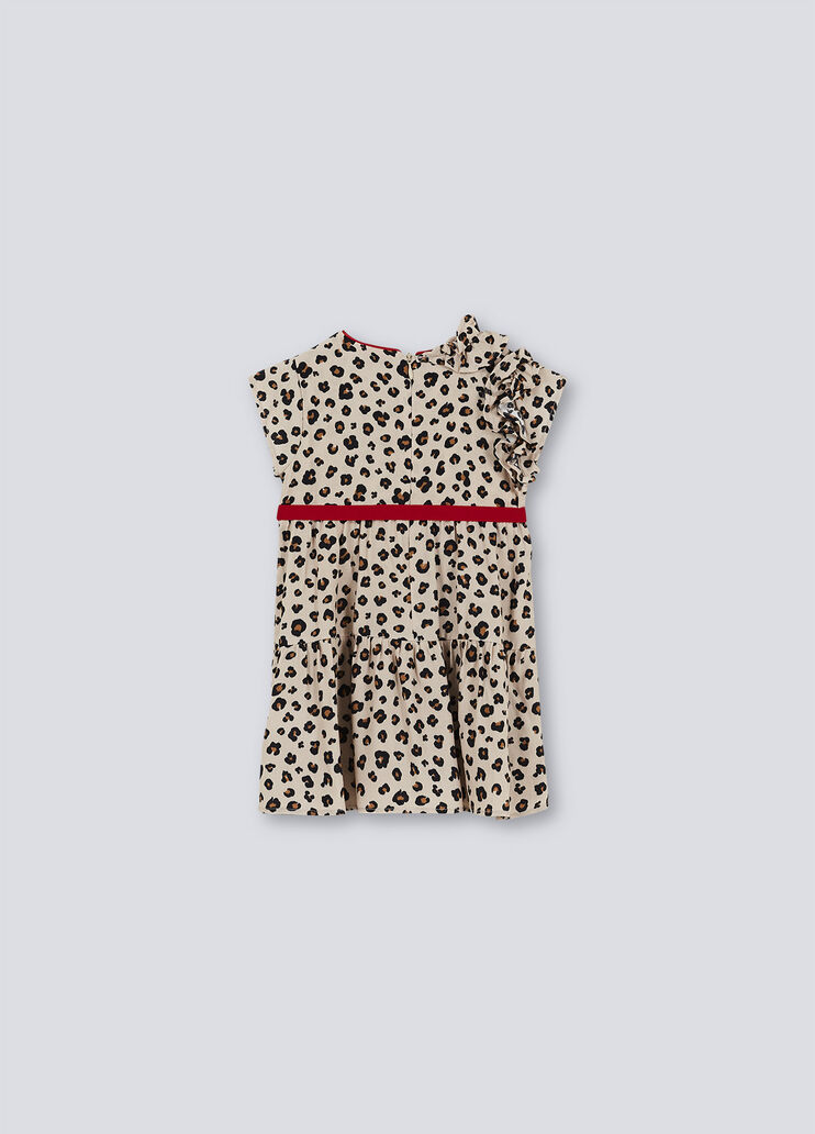 Экологичное платье с анималистическим принтом Леопардовый Liu Jo - large image number 1