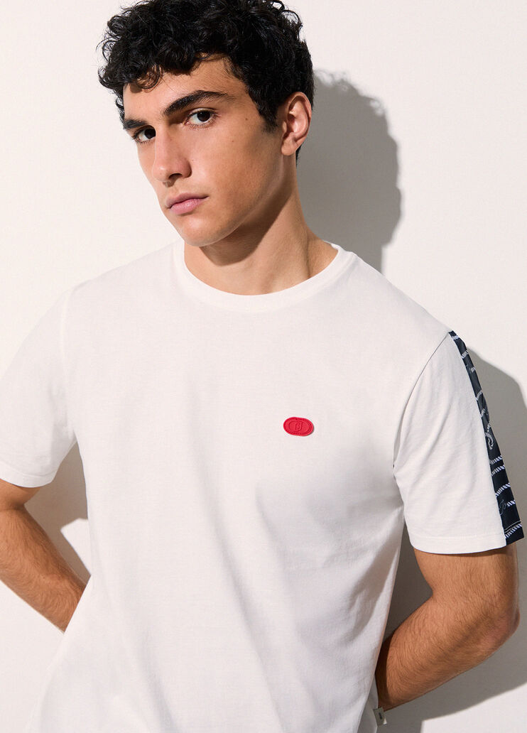 T-shirt with printed insert blue Liu Jo - medium