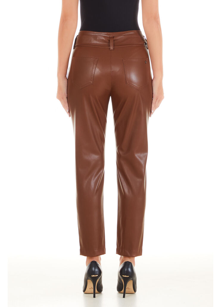 Pantalone in tessuto spalmato castagna Liu Jo - large image number 1