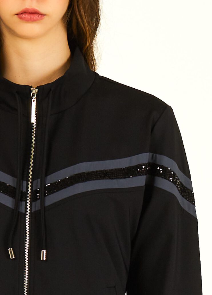 Sweat effet paillettes noir Liu Jo - large image number 2