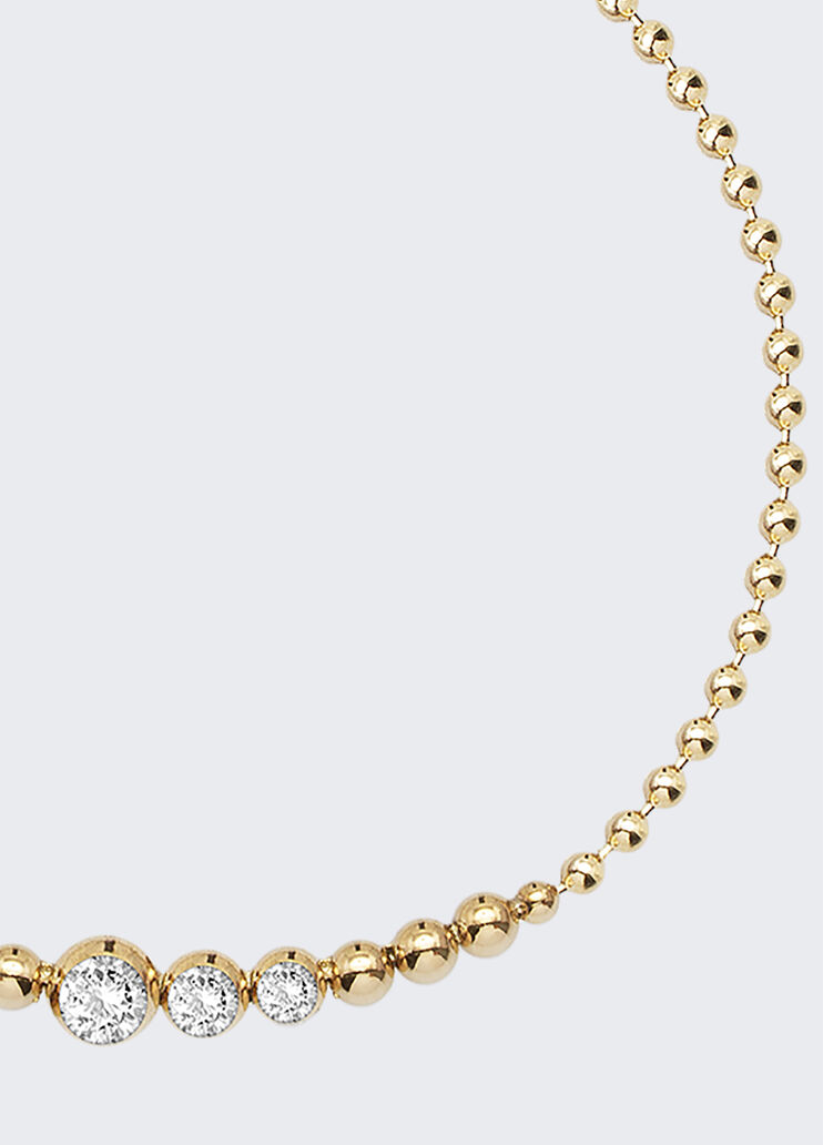 Tennis bracelet with rhinestones gold Liu Jo - medium Tennis bracelet with rhinestones gold Liu Jo - medium