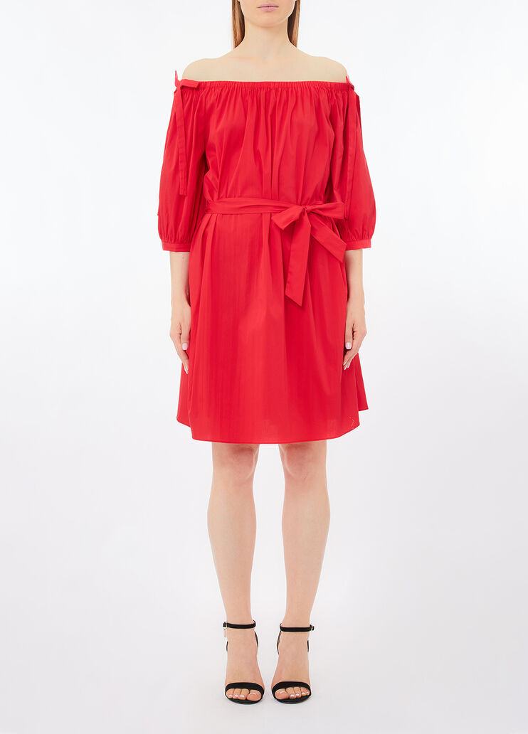 Vestido corto sin hombros rojo Liu Jo - medium
