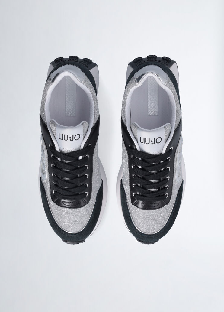 Black lurex sneakers black Liu Jo - large image number 7 Black lurex sneakers black Liu Jo - large image number 7