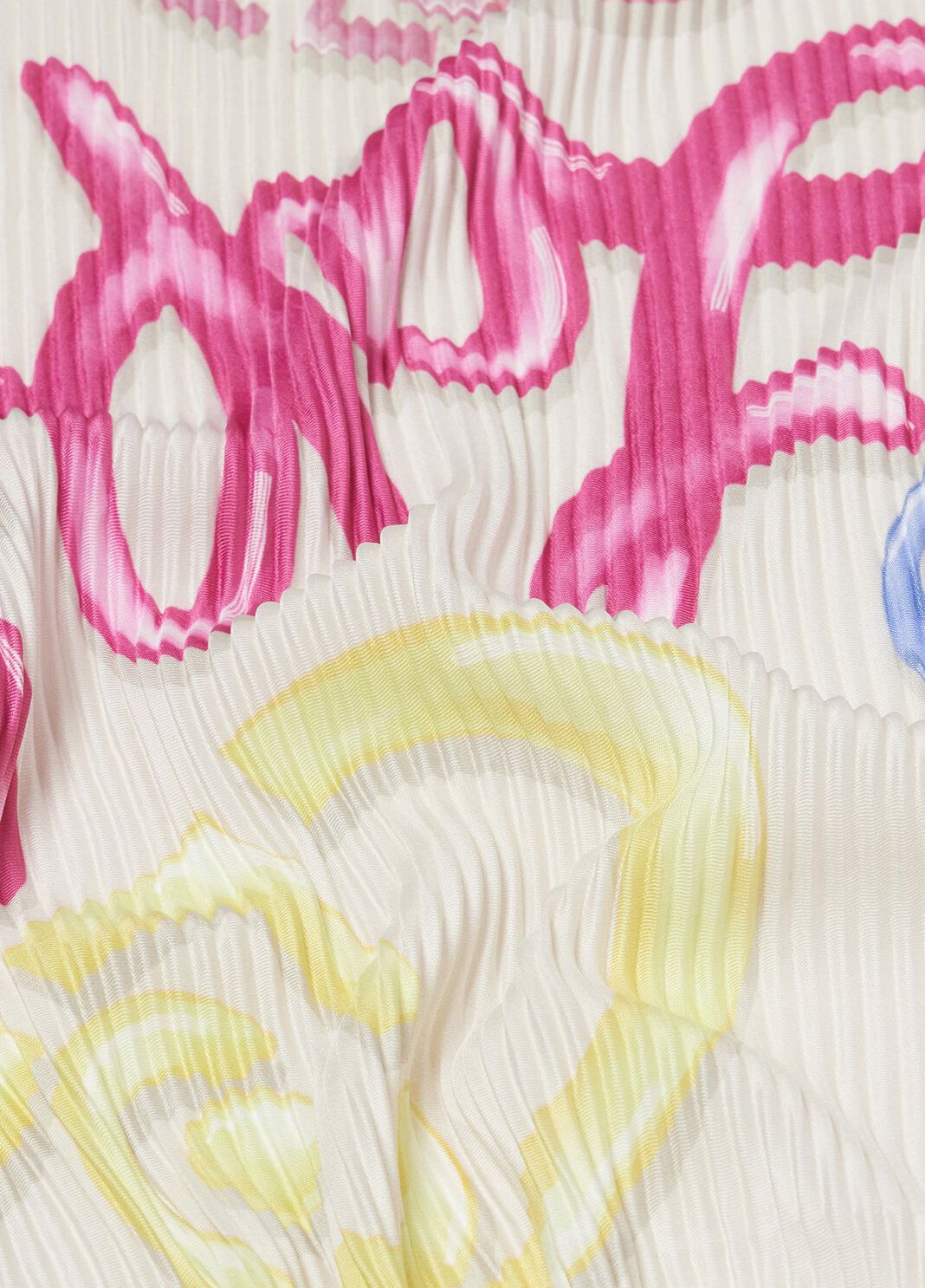 Schal mit Logo Rosa Liu Jo - large image number 7
