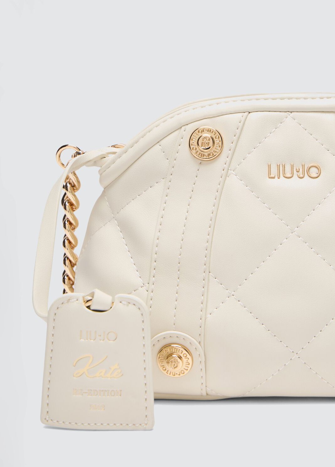 Quilted clutch bag cream Liu Jo - large image number 5