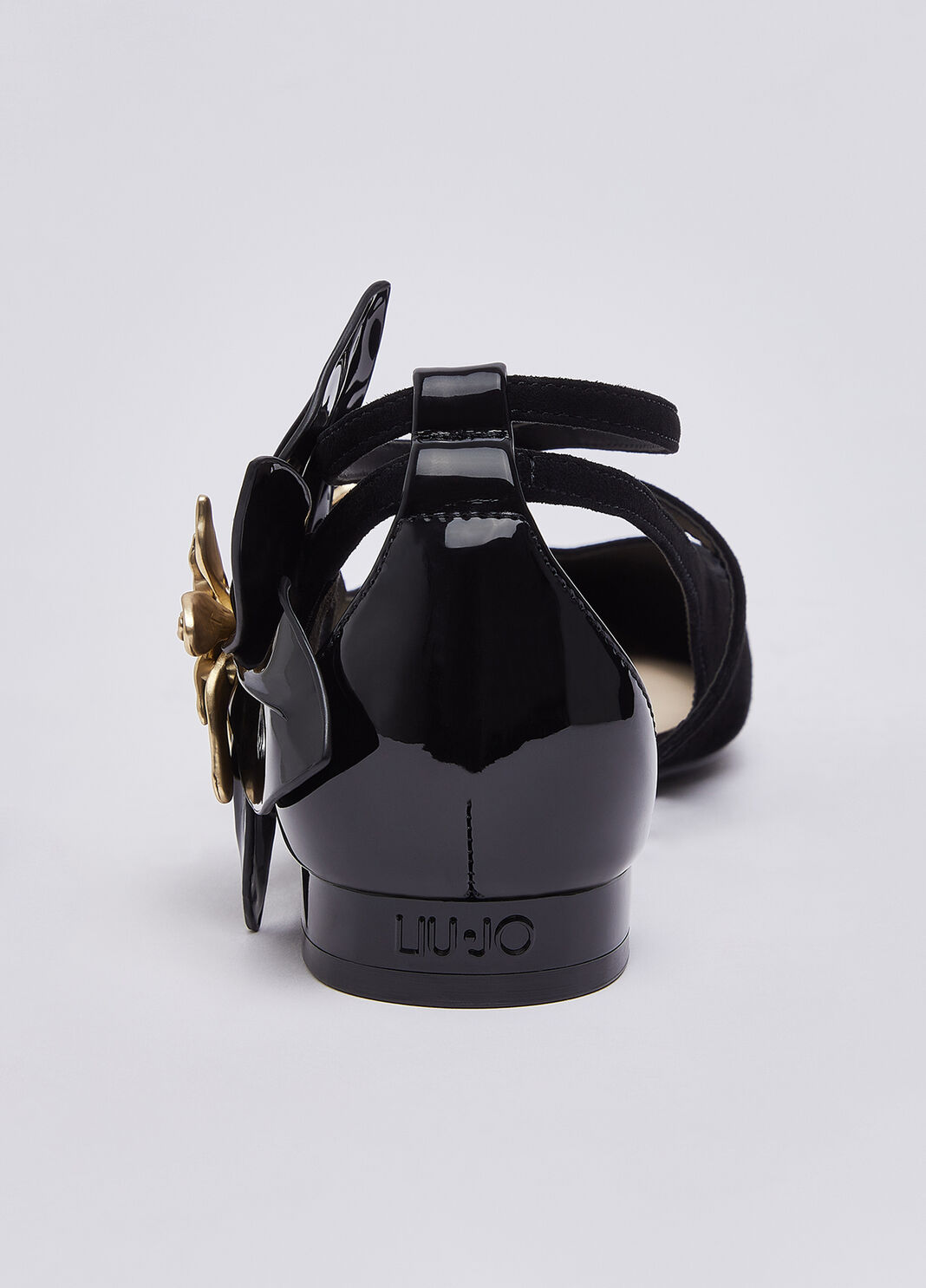 Ballet flats with oversized flower black Liu Jo - large image number 5