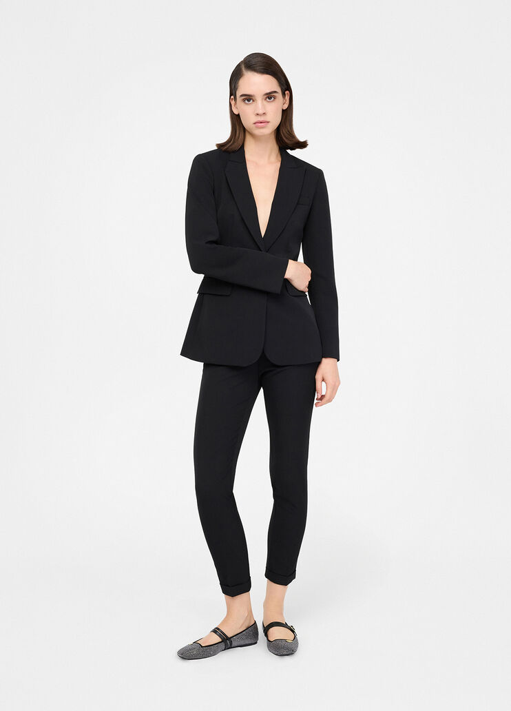 Elegant trousers with turn-ups black Liu Jo - medium Elegant trousers with turn-ups black Liu Jo - medium