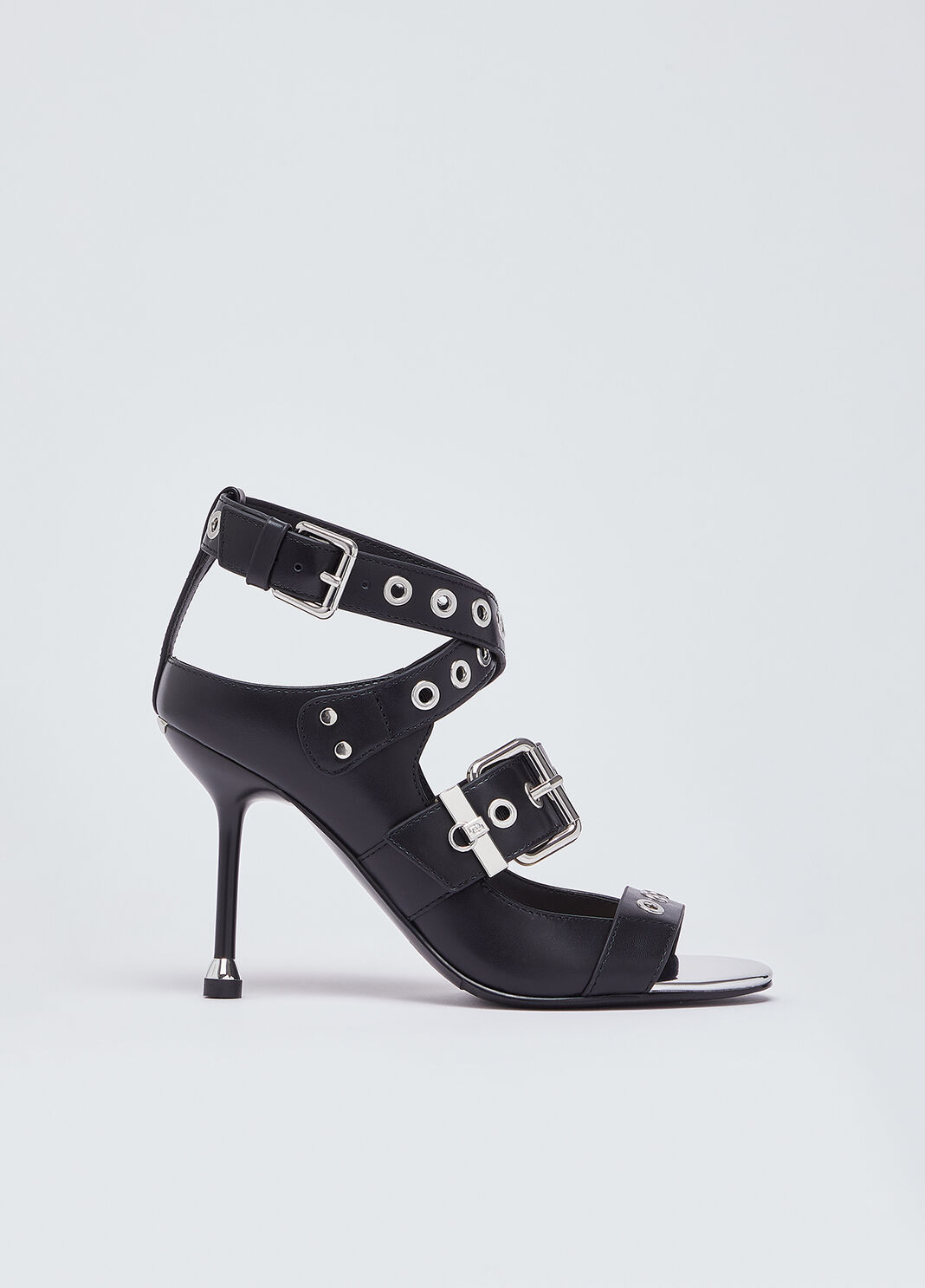 Leather sandals with heel. black Liu Jo - large image number 1