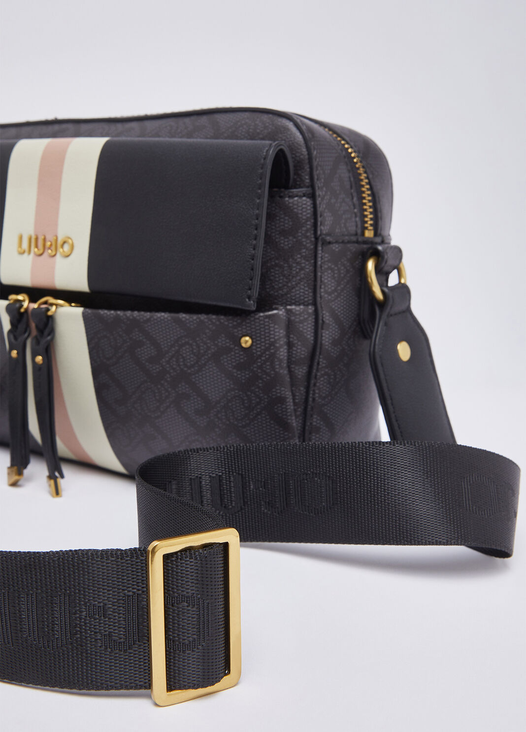 Medium crossbody bag with pocket black Liu Jo - large image number 3
