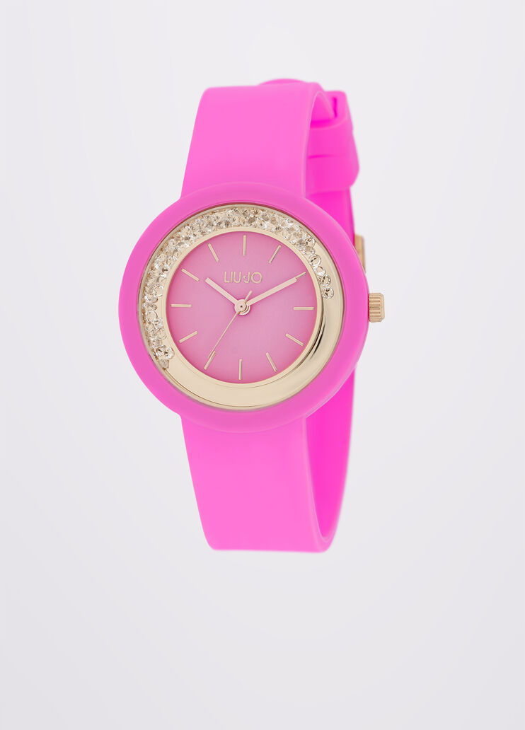 Fuchsia silicone watch pink Liu Jo - large image number 0 Fuchsia silicone watch pink Liu Jo - large image number 0