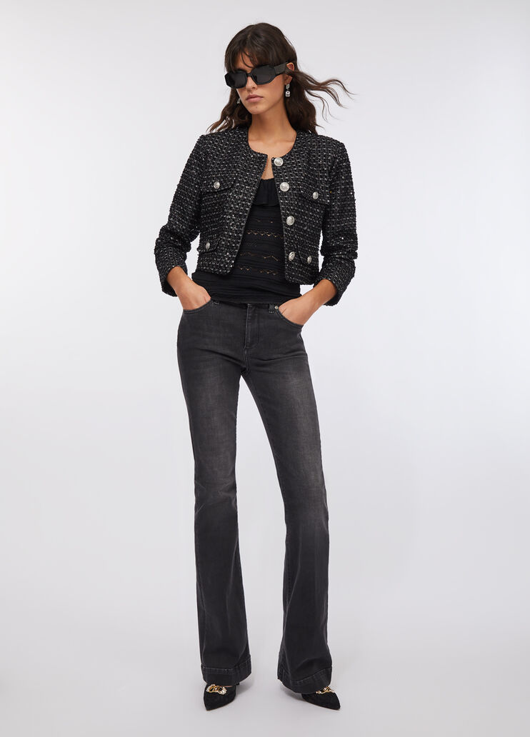 Джинсы клеш Liu Jo Better черный деним Liu Jo - medium