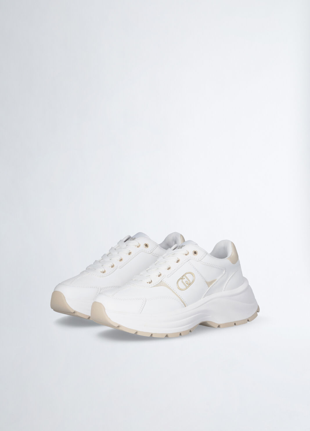 Sneakers in leather white Liu Jo - large image number 4