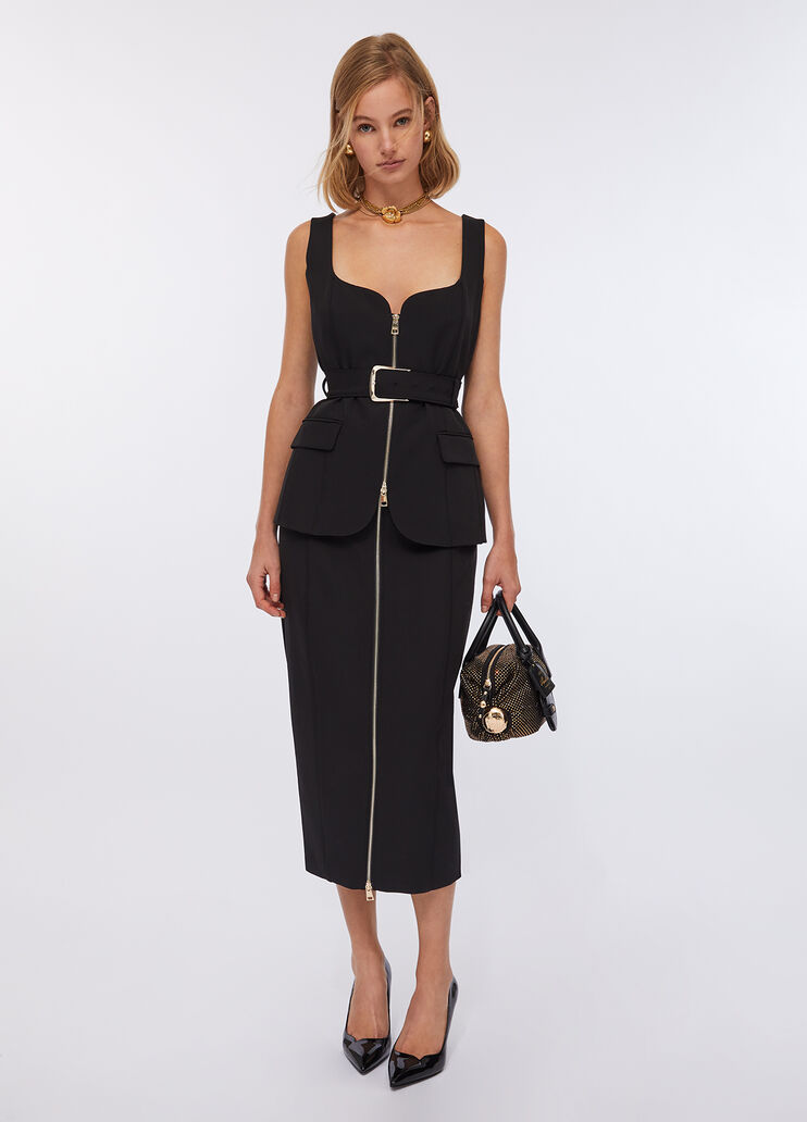 Zip-up vest black Liu Jo - large image number 5