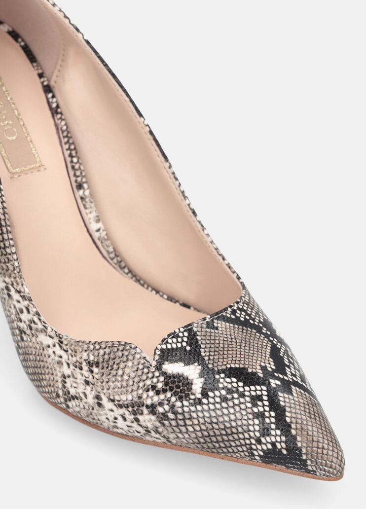 Snakeskin-print court shoes rope Liu Jo - large image number 6