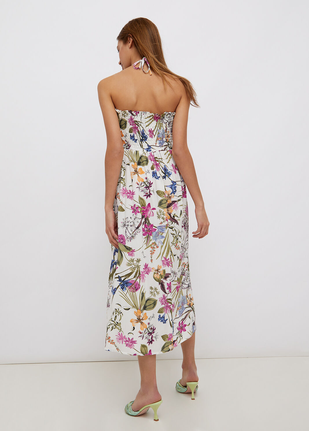 Длинная юбка с принтом белый Liu Jo - large image number 1