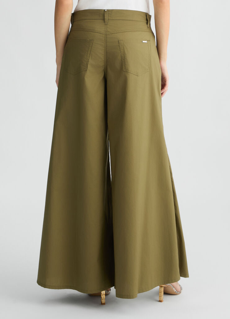 Flared trousers green Liu Jo - large image number 1 Flared trousers green Liu Jo - large image number 1