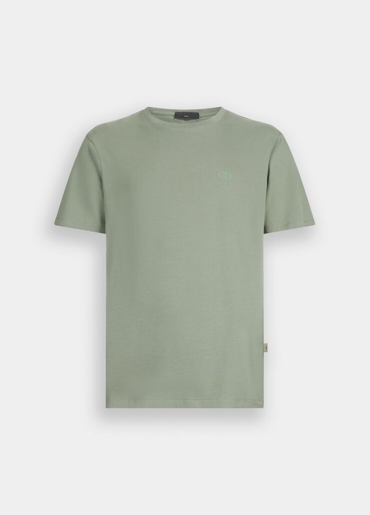 T-shirt en coton vert militaire Liu Jo - large image number 6 T-shirt en coton vert militaire Liu Jo - large image number 6