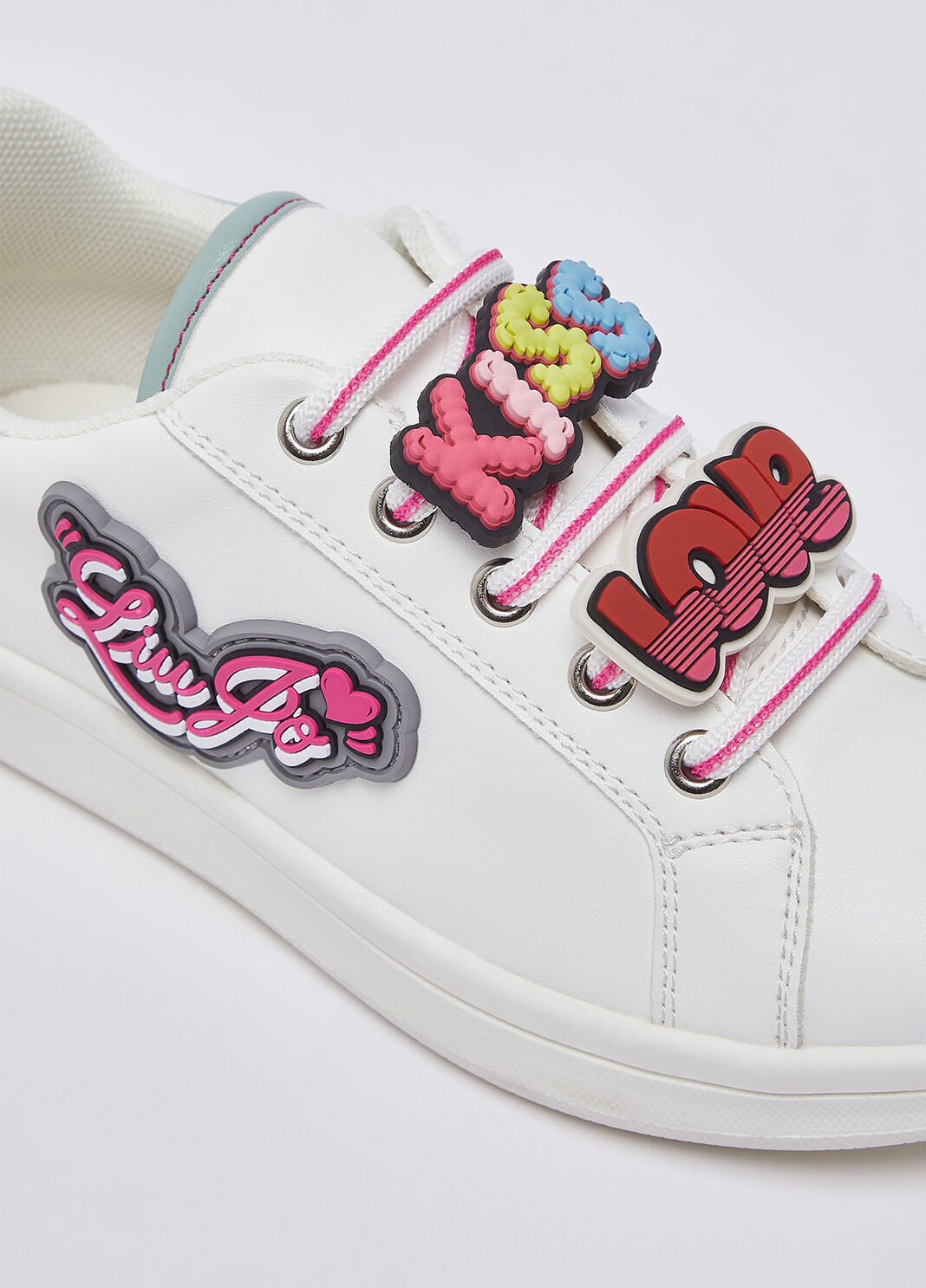 Sneakers with colorful patch white Liu Jo - large image number 5