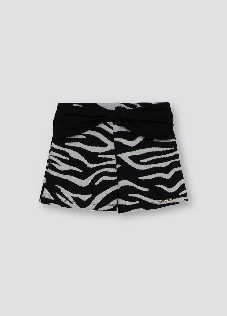 Short zébré noir et blanc Liu Jo - large image number 0 Short zébré noir et blanc Liu Jo - large image number 0