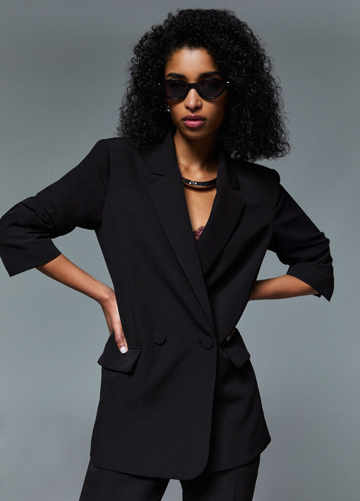 Blazer with belt black Liu Jo - medium