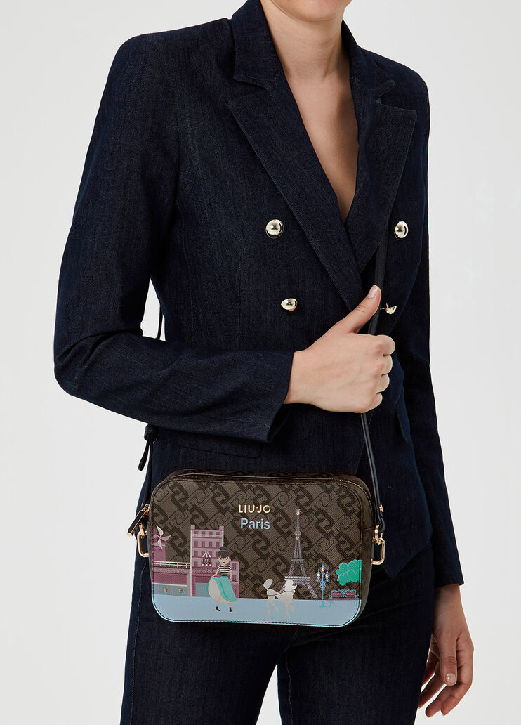 Crossbody bag with city Paris Print Liu Jo - large image number 1