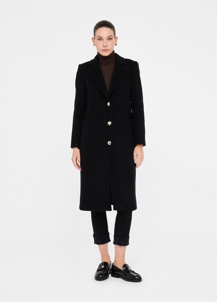 Liu Jo Better wool coat black Liu Jo - large image number 0 Liu Jo Better wool coat black Liu Jo - large image number 0