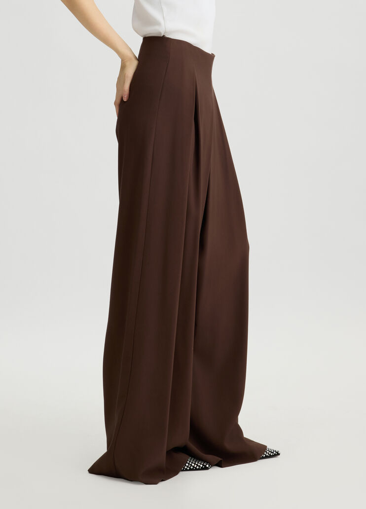 Smart twill trousers dark brown Liu Jo - large image number 3 Smart twill trousers dark brown Liu Jo - large image number 3