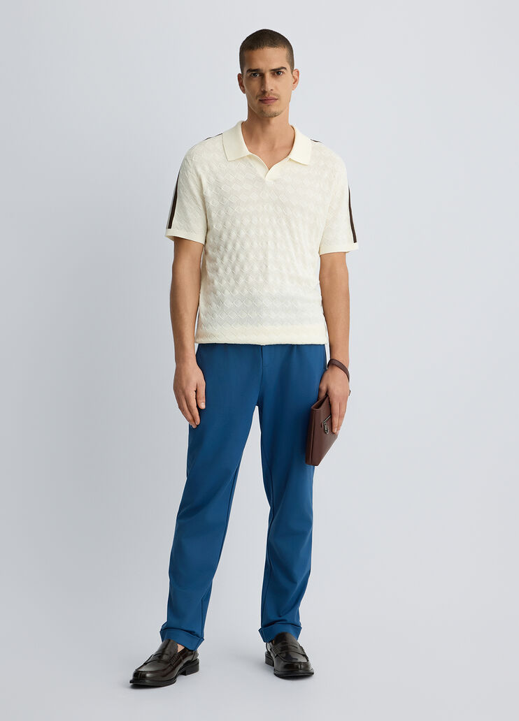Blue trousers with darts blue Liu Jo - large image number 5 Blue trousers with darts blue Liu Jo - large image number 5