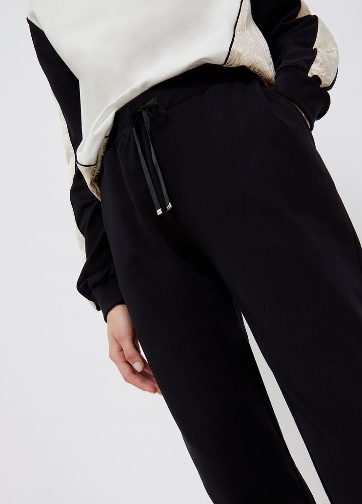 Fleece trousers black Liu Jo - large image number 2 Fleece trousers black Liu Jo - large image number 2