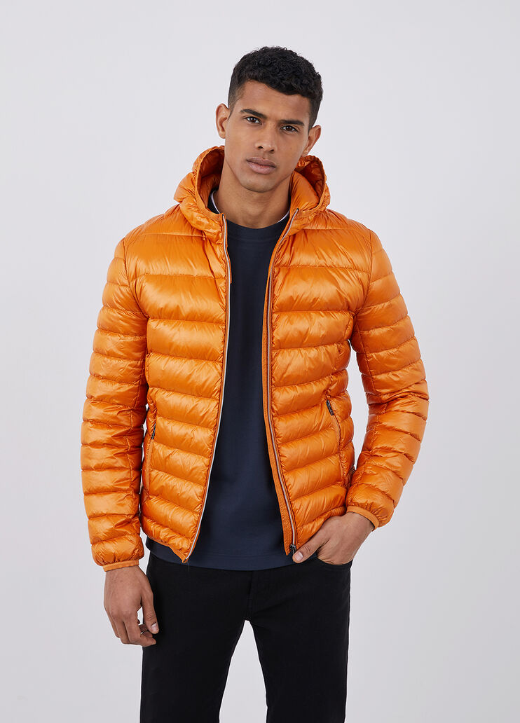 Hooded down jacket orange Liu Jo - large image number 0