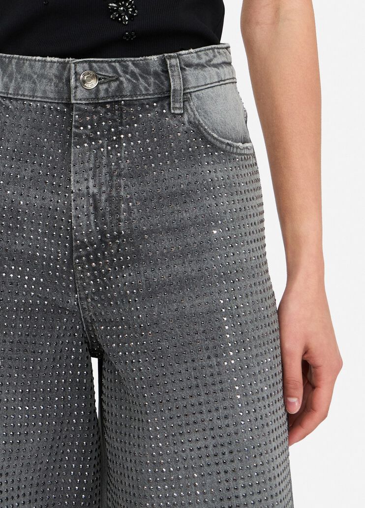 Studded baggy jeans grey denim Liu Jo - large image number 2