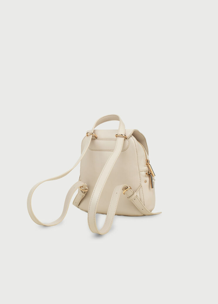 Mochila con logotipo champagne Liu Jo - large image number 2