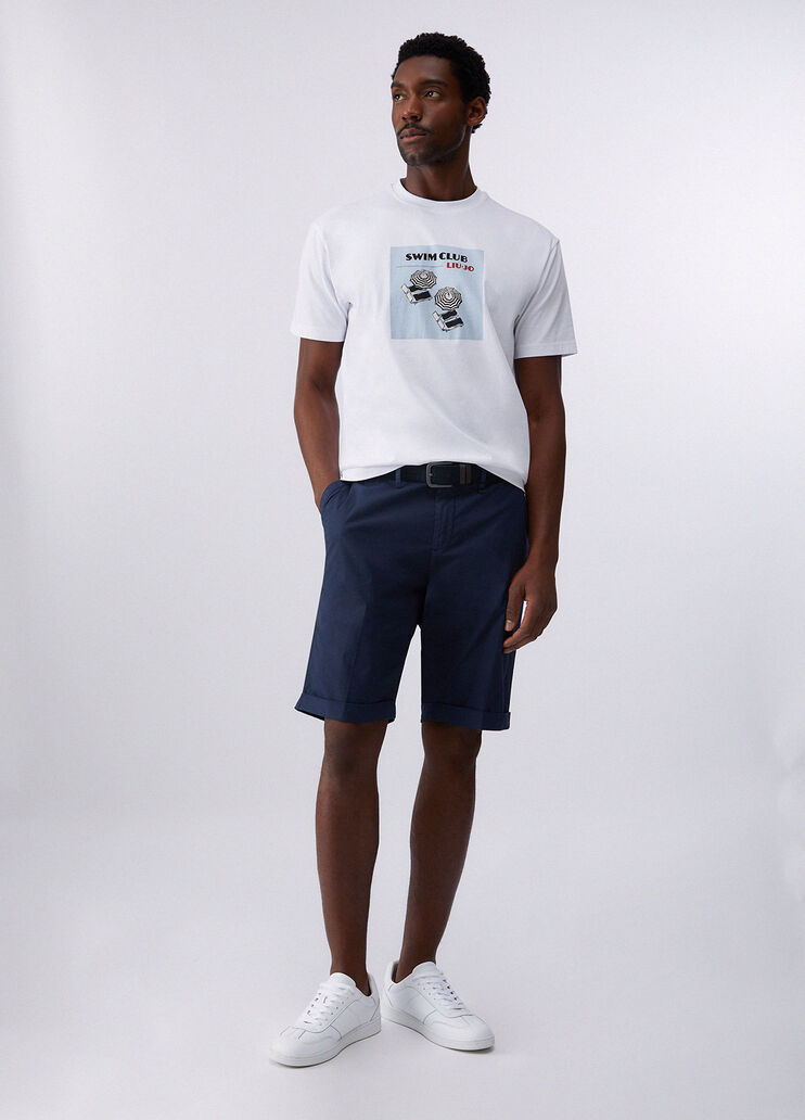 Bermudas im Slim-Fit Dunkelblau Liu Jo - medium