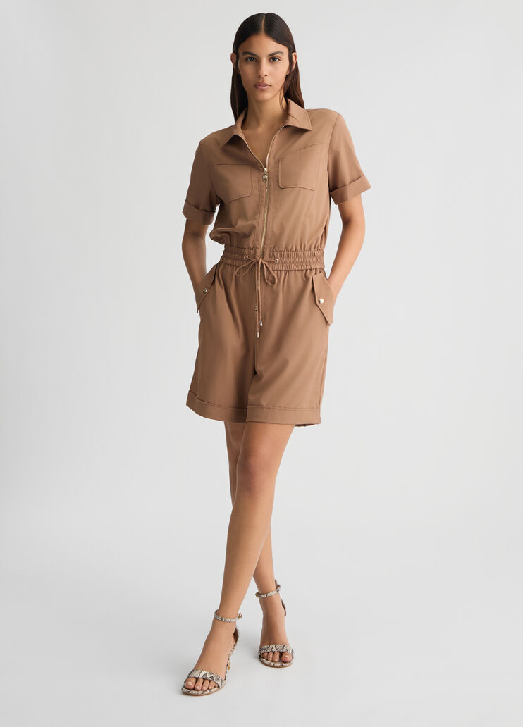 Playsuit with zip brown Liu Jo - medium Playsuit with zip brown Liu Jo - medium