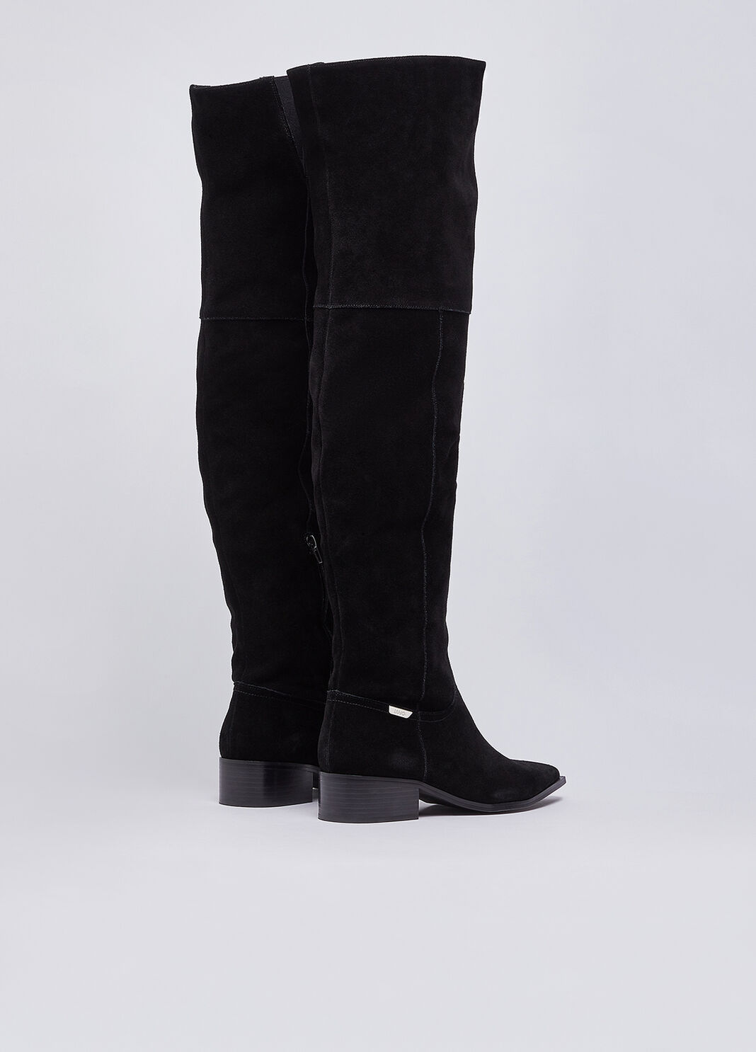 Bottes cuissardes en daim noir Liu Jo - large image number 3
