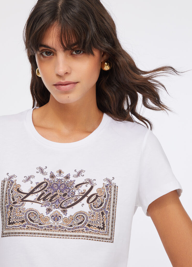 T-Shirt Liu Jo Better Weiß/Print Liu Jo - large image number 4