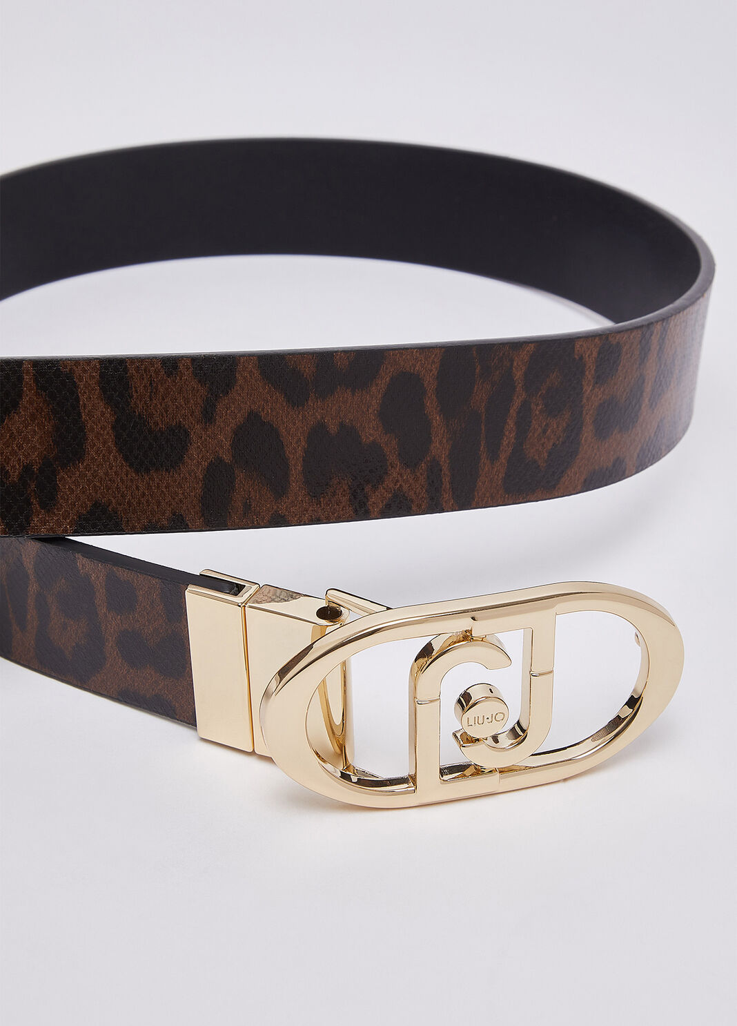 Belt animal-print reversible black animal print Liu Jo - large image number 4
